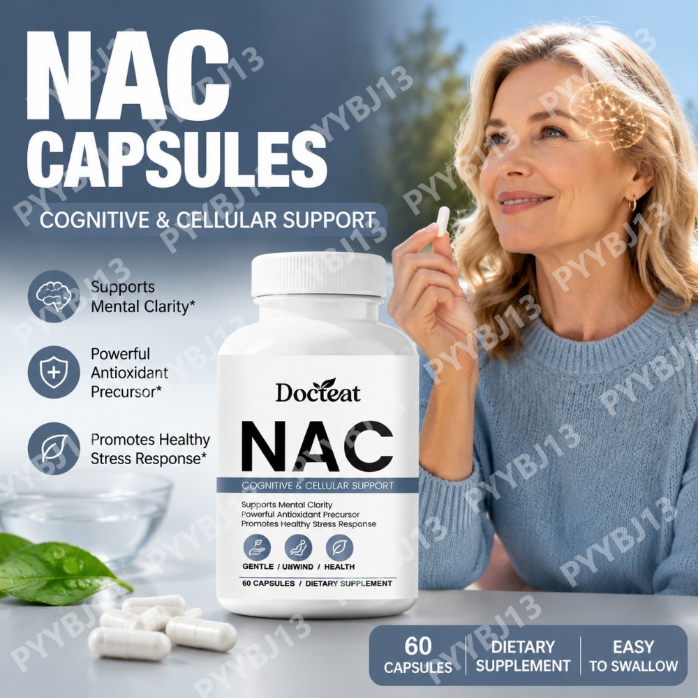 Nac N Acetyl Cysteine - 닥티트 NAC 보충제 캡슐 (N-아세틸 L-시스테인,