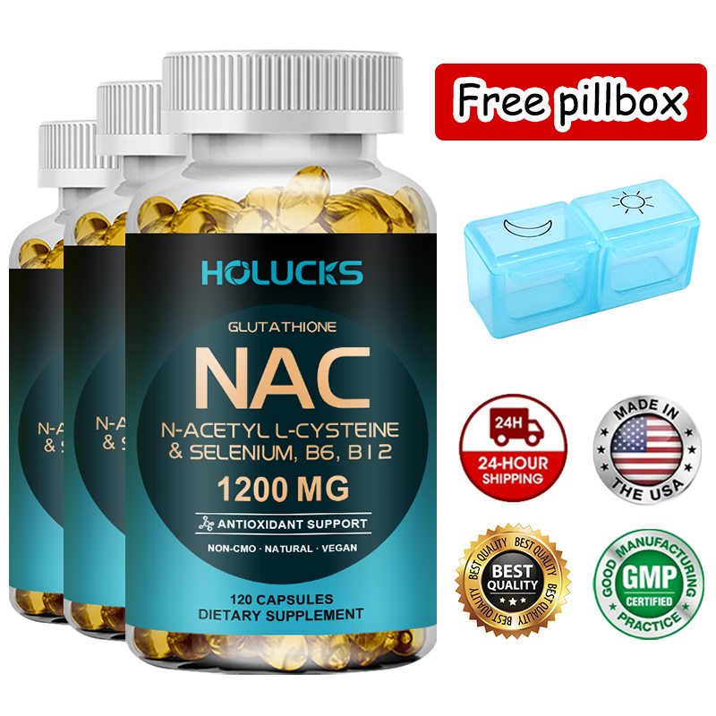NAC 글루타티온 캡슐 보충제, 간 해독 및 항산화 케 - Nac N Acetyl Cysteine 리뷰 및 가격