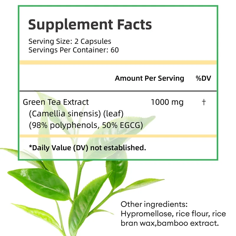 녹차 추출물 - 폴리페놀 98%, EGCG 50% 함유 - Green Tea Extract Fat 리뷰 및 가격